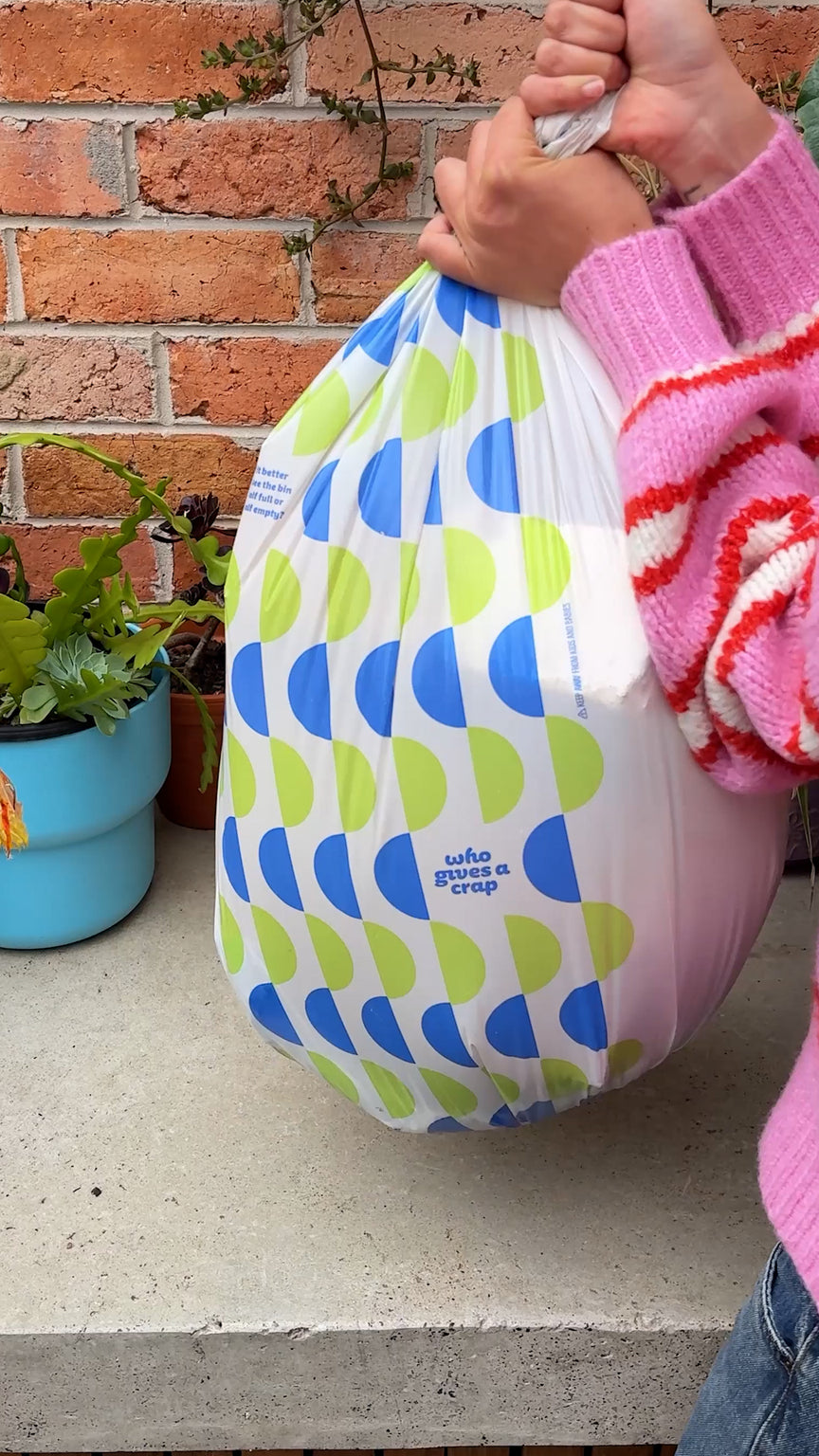 Video featuring 100% Recycled Trash Bags