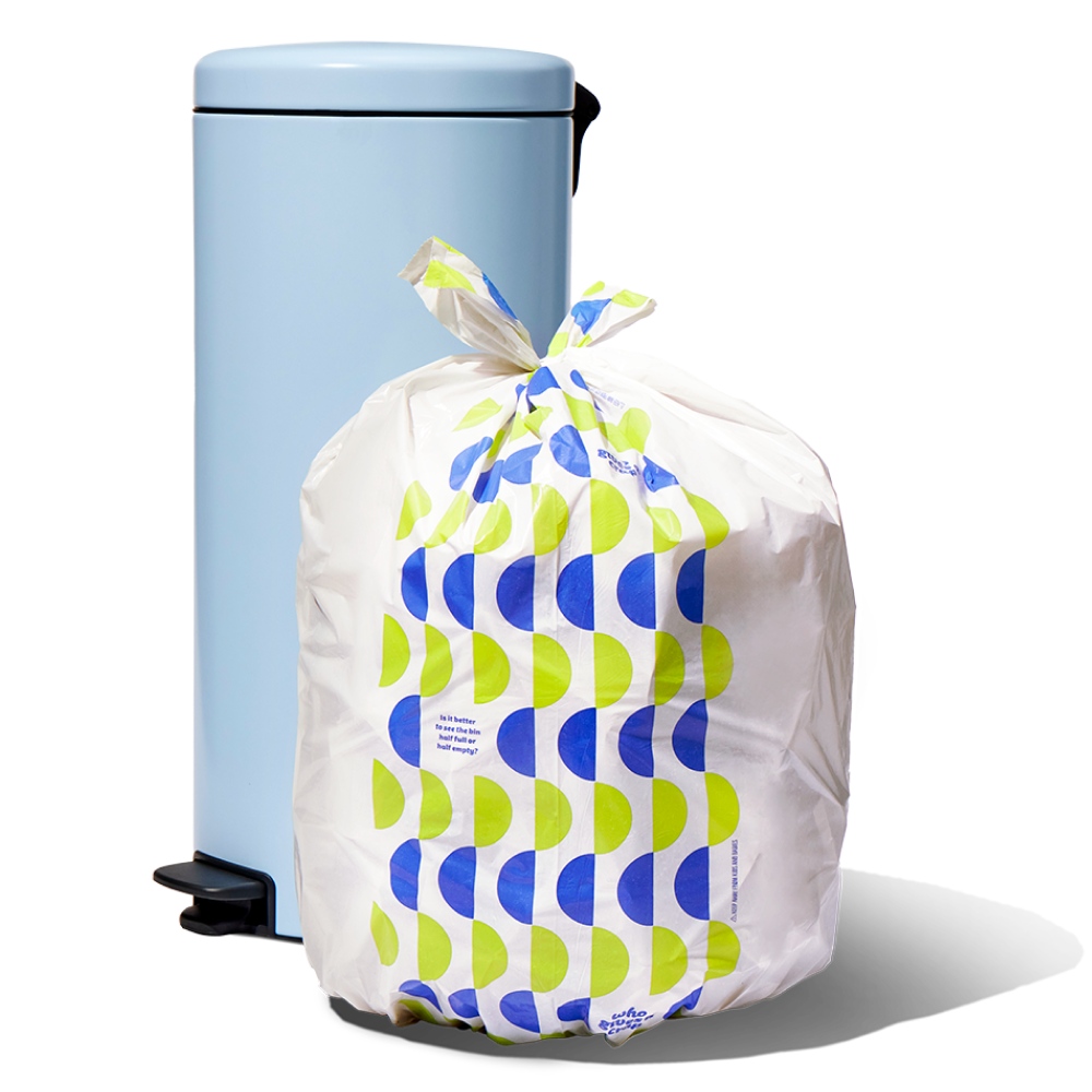 100 recycled trash bags hotsell