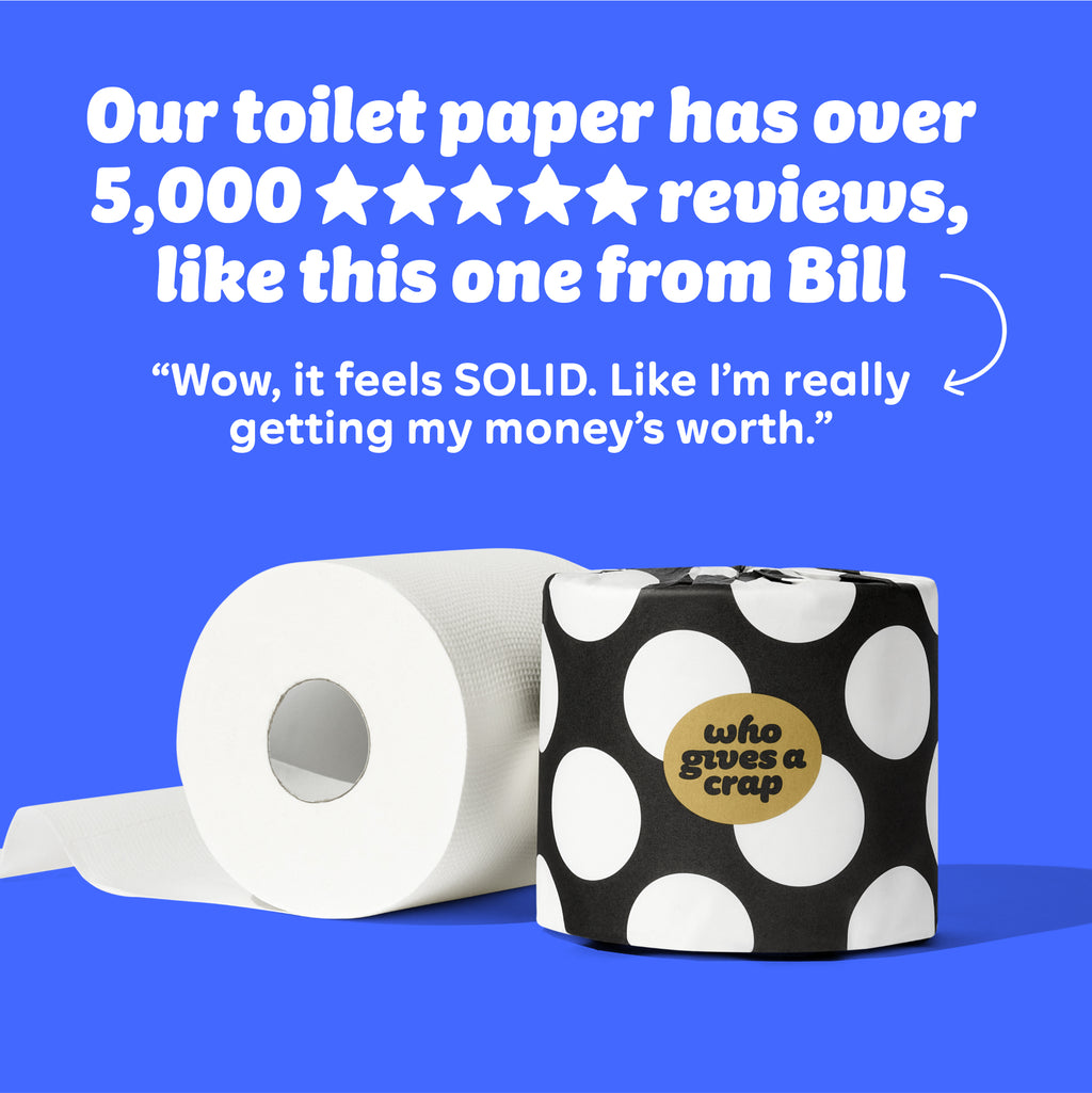 100% Bamboo Toilet Paper