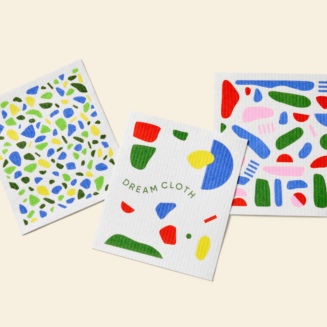 Who Gives A Crap Reusable Dream Cloths with colorful print - eco-friendly and sustainable cloths